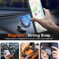 Temdan Magnetic Compatible with iPhone 14 Case/iPhone 13 Case,[Built-in Invisible Kickstand][Compatible with MagSafe][Military Grade Shockproof] Slim Translucent Matte Phone Case for iPhone 14/13 6.1" - Image 6