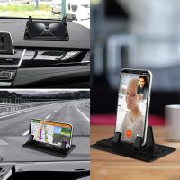 AONKEY Cell Phone Holder for Car, Dashboard Car Pad Mat Vehicle GPS Mount Universal Fit All Smartphones, Compatible with iPhone Xs/XS Max XR X 6S 7/8 Plus - Image 2