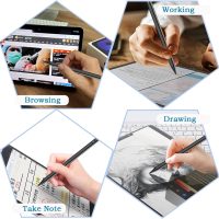 Stylus Pen for Android Tablet, Pom Tip Tablet Pencil for iOS/Android,Rechargeable Active Stylus Pen for iPhone/Samsung/XiaoMi/Huawei/Vivo/Lenovo/Pixel and Other Android Smartphones and Tablets-Black - Image 6