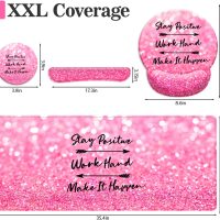 Long Mouse Pad XXL,Ergonomic Desk Mat Gaming Set,Keyboard Wrist Support Rest Mouse Pad Suitable for Office and Home (XXL Pink Set) - Image 6