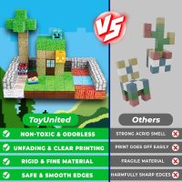150PCS Magnetic Blocks - Magnetic Building Blocks, Magnet Cubes Toys Stacking, Build Forest World Set, STEM Montessori Sensory Toys for Kids Boys Girls Ages 3-5 6-8 Easter Birthday Gifts - Image 4