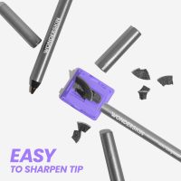 Wonderskin Eyeliner Pencil, 1440 Longwear Deep Black Eyeliner Pencil - Waterproof, Sharpenable & Smudge Proof - Image 3