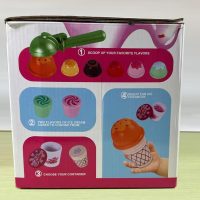 Wooden Ice Cream Toys Kids Toy Food for Toddler Girls 3+, Ice Cream Shop Playset, Pretend Play Kitchen Toys with Display Counter & Fake Money - Wooden Food Toys for 3 4 5 Year Old Girls Boys Birthday - Image 10