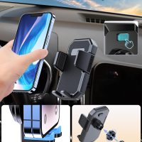 Car Phone Mount for Toyota RAV4 2019 2020-2023 2024 2025 Accessories 7/8-Inch Screen 360° Rotation Smart Phone Cradles Auto Lock Cell Phone Holder Not Affect Air Vent (Not Fit 9/10.5 inch) - Image 4