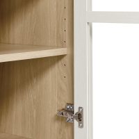 Modway EEI-6639-WHI-OAK Nolan Tall Arched Storage Display Cabinet, White Oak - Image 10