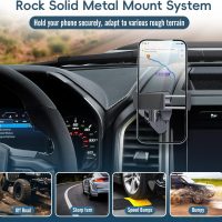 Kaishengyuan Metal Vent Phone Mount Compatible with 2015-2020 Ford F-150, 2017-2021 Super Duty & 2018-2021 Expedition, Car Solid Phone Holder Cellphone Cradles Bracket Stand for All Smartphone - Image 6