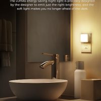 L LOHAS LED Night Lights Plug into Wall 2-Pack, 0.3W Plug in Night Light, Dusk to Dawn, 3000K Soft White, Bright Nightlight Auto-On/Off, for Adults Kids Room Bedroom Bathroom Hallway Kitchen, Non-Dim - Image 5