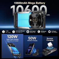 Ulefone Armor 28 Ultra 5G AI Rugged Phone, 32GB+1TB/2TB Expansion, Dimensity 9300+ 12-Core, 6.67" AMLOD Dual Screen, 64MP+50MP+50MP, 120W Charging, 50W Wireless Charging, 8K Video, Widevine L1 - Image 7