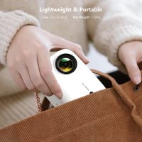 Mini Projector with WiFi and Bluetooth, 4K 1080P Portable Projector, 18000 Lumens Outdoor Movie Projector Support Electric Focus & Auto Vertical Keystone, Smart Video Projectors for Phone/PC/TV Stick - Image 6