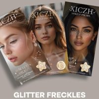 Face Glitter, Gold Temporary Face Tattoos Stickers, Body Face Glitter for Women Girls, Country Concerts Singer Festival Rave Accessories (Gold - 10 pcs) - Image 9