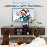 11.5" Portable DVD Player with 9.5" Swivel Screen, 5-Hours Rechargeable Battery,Car DVD Player for Kids,Support CD/DVD/SD Card/USB,Regions Free,Dual Speakers,Black - Image 6