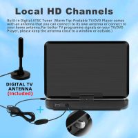 Feihe 12.5" Portable TV/DVD Player - 10.1" HD Swivel Screen, Digital Tuner/HDMI/USB/AV, Built-in Battery, High Volume Speakers - Perfect for Car/Travel - Image 3