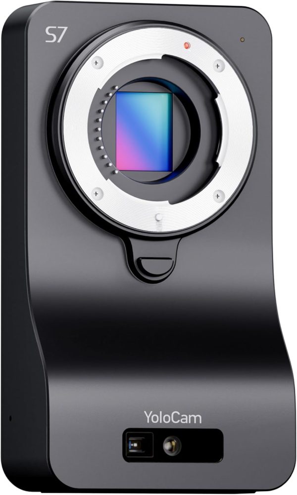 YOLOLIV YoloCam S7, 4K60 Live Streaming Camera with Interchangeable Lens, ToF AutoFocus, MFT Mount, HDMI Out & USB Out(Camera Only)