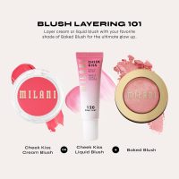 Milani Baked Blush, Powder Blush for Cheeks, Cruelty Free Makeup - Shape, Contour & Highlight Face for a Shimmery or Matte Finish -Dolce Pink - Image 7