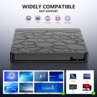 External Blu-ray Drive, 5-in-1 USB 3.0 & Type-C BD Reader, DVD/CD Burner with Dual USB-A Ports, SD/TF Slots – Portable Blu-ray Player for Laptop PC, Windows/Linux/Mac OS Compatible (5 in 1) - Image 5