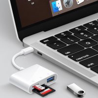 USB C SD Card Reader, Oyuiasle USB C to SD Card for iPhone 15 16/iPad/Mac/Laptop, USB-C/Type C Memory Card Adapter for iMac, iPad Pro Air Mini, MacBook Pro Air,Galaxy,MicroSD/SD - Image 5