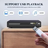 DVD Player for TV - All Region Free DVD Player with HDMI/RCA Output Cable Included - 1080P Upscaling, USB Input, Breakpoint Memory, CD Player for Home - Image 6