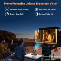 OUKITEL WP100 Titan Rugged Smartphone 5G - 33000mAh Rugged Phone with Projector, 48GB+512GB Unlocked Android 14 Cell Phones with 1200 Lumens Camping Light, 6.8'' FHD+120Hz Smartphone, 200MP, Black - Image 4