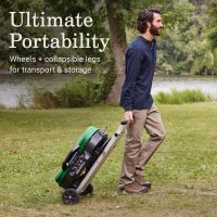 Coleman RoadTrip 285 Portable Stand-Up Propane Grill with 3 Adjustable Burners & Instastart Ignition, 20,000 BTUs of Power for Outdoor Cooking, Camping, Tailgating, Grilling, BBQs, & More - Image 5