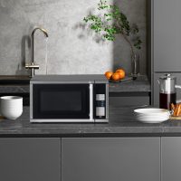 Countertop Microwave Ovens 0.7 Cu. Ft. 700 Watts Microwave Oven With LED Lighting,Turntable and Child Lock,Compact Microwave Perfect for Apartments and Dorms,Easy Clean Interior, Black - Image 7