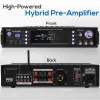 Pyle Wireless Bluetooth Home Stereo Amplifier - Hybrid Multi-Channel 3000 Watt Power Amplifier Home Audio Receiver System w/ AM/FM Radio, MP3/USB,AUX,RCA Karaoke Mic in - Rack Mount, Remote - P3301BAT - Image 5
