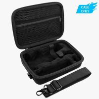 co2CREA Osmo Mobile 7P/7 Gimbal Stabilizer Hard Case - Waterproof Travel Storage Box with Custom Foam Insert & Mesh Pocket for DJI OM Mobile 7P Smartphone Gimbal, Accessories, Cables (Black Case) - Image 3