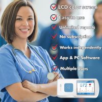 EMAY Portable ECG Monitor | Record ECG and Heart Rate | Compatible with Smartphone and PC - Image 6