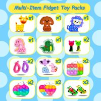 1000 Pcs Party Favors for Kids, Fidget Toys Bulk, Prizes for Kids, Fidget Stocking Stuffers Birthday Party Gifts, Carnival Treasure Classroom Prizes Box, Goodie Bag Stuffers, Birthday Party Toys - Image 2