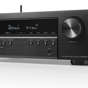 Denon AVR-S760H 7.2 Ch AVR - 75 W/Ch (2021 Model), Advanced 8K Upscaling, Dolby Atmos Height Virtualization, DTS Virtual:X & More, Built-in HEOS, Amazon Alexa Voice Control