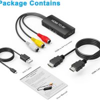 HDMI to RCA Converter, HDMI to AV Adapter for Old TV, RCA Composite Video Converter Supports PAL/NTSC for TV Stick, Roku, Android Box, DVD - Image 5