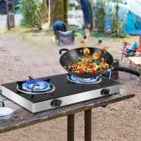 forimo Propane Gas Cooktop 2 Burners Gas Stove portable gas stove Tempered Glass Double Burners Stove Auto Ignition Camping Double Burner LPG for RV,Apartments,Outdoor - Image 7