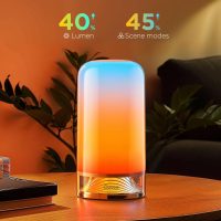 Govee RGBIC Smart Table Lamp 2, Touch Bedside Small Table Lamp Work with Matter, Alexa, LED Desk Lamp with 64 Scene Modes, Color Changing Lamp for Bedroom Living Room Dimmable Night Light(Corded) - Image 2
