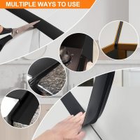 FLSEPAMB Silicone Stove Gap Covers, 2 Pack Heat Resistant Oven Gap Filler Seals Gaps with Anti-Slip Mirror Base, Stain Resistant Stove Counter Gap Cover Silicone Strips Between Stovetop and Counter - Image 9