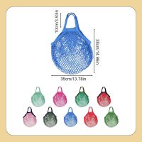 Mesh Grocery Bags Cotton Leisure Shopping Bags String Bags Net Foldable Reusable Tote - Image 3
