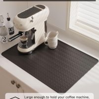 Silicone Stove Top Cover for Electric Stove, Glass Stove Top Cover Protector, Flat Top Range Cover – Double as Dish Drying Mat, Coffee Bar Mat, Kitchen Stove Accessories, 28 x 20 in, Black - Image 6