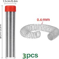 Solder Wire 63/37,High Purity Tin Rosin Core Solder for Electronic Electrical Soldering Components Repair,Low Residue,3Pcs (0.6mm) - Image 2