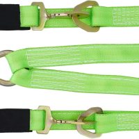 V-Bridle Strap 2" x 4' w/Snap Hooks/Cordura Sleeve and Axle Strap, D Ring Middle, 4700 lbs Capacity Heavy-Duty Tow Straps for UTV ATV Truck Car Tractor SUV - Image 9