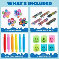 JOYIN 60 Pcs Party Favors for Kids, Popular Fidget Toys Pack, Goodie Bags Fillers for Kids Birthday Party, Prizes in Bulk for School, Pinata Stuffers, Classroom Prizes, Treasure Box Toys - Image 3