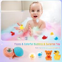 Bath Bombs for Kids with Surprise Inside, 24 Pack Kids Bath Bombs Gift Set, Natural Organic Kid Bubble Bath Fizzy for Girls Boys with Bath Toys Inside - Image 3