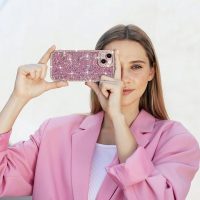 Lafunda for iPhone 13 Case Glitter, Luxury Shiny Bling Sparkly Phone Cover with Crystal Diamonds Rhinestone for Women Girls Soft TPU Slim Shockproof Protective Phone Case for iPhone 13 6.1", Pink - Image 7