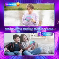 Fast Push Machine Light Up Fidget Toys for Kids Adults, Handheld Game for Kids 3-12, Quick Push Bubble Stress Toy, Sensory Toys Travel Games, Xmas Birthday Gifts for Boys Girls (Blue - Purple) - Image 5