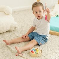 Montessori Magnetic Wooden Fishing Game for Toddlers 1-3 Years Old,Fine Motor Skills Early Learning Eyes Hands Cooperation Toy for Boys & Girls Great Birthday Gift - Image 6