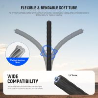 Neewer Action Camera Mount Kit with Super Clamp, Soft Tube, Adapter, Phone Holder for Flat/Round Surfaces, Compatible with GoPro, Insta360, DJI Action Camera, Smartphone - Image 2