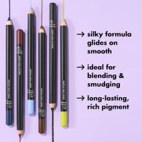 e.l.f. Smoky Kohl Eyeliner, Eye Pencil For Creating Long-Lasting, Bold, High-Pigmented Makeup Looks, Vegan & Cruelty-Free, Black Velvet - Image 2