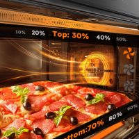Nuwave Bravo XL Pro Air Fryer Toaster Oven with Grill Combo, 2025 New Ultra-Fast Convection System, 35% Crispier, 2X More Even, 142 Presets, 50-500F, Smarter Probe, PFAS Free, 30QT, Stainless Steel - Image 6