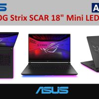 ASUS ROG Strix Scar AI Gaming Laptop 18" 240Hz Mini LED WQXGA Display (Intel Ultra 9-275HX, GeForce RTX 5090 24GB, 64GB DDR5, 4TB PCIe SSD, RGB KB, Win 11 Pro) w/DKZ USB Port Expander - Image 2