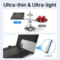 Laptop Screen Extender - Ultra-Thin 1.3lbs 14" FHD IPS Dual Portable Monitor Extension for Laptop, Attachment Plug & Play for 13-17" Laptops, Second Extra Travel Display for Windows/Mac/Android - Image 4