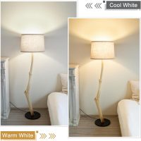 Lampshades Set of 2, Drum Lampshades 11.6" Top x 12.6" Bottom x 9.8" High, Seaside village Medium Lampshades (Spider Fitter), Beige Lampshades Natural Linen Hand Crafted, Easy Assembly Required - Image 3