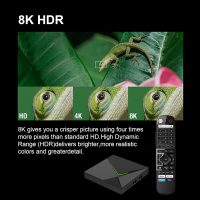 Amlogic S905X4 Q11 Android 11.0 TV Box 8K Decoding 4K HDR 2.4/5Ghz Dual WiFi 8822CS + 1000M Ethernet Smart TV Box 4GB + 32GB with IRI Voice Remote (Not Included Batteries) - Image 3