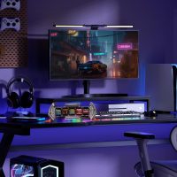 Divoom Times Gate - Cyberpunk Gaming Setup Digital Alarm Clock, Smart APP, WiFi Connect, RGB LED Display, Personalized Financial & Bitcoin Dashboard, Pixel Art for Gaming Room & Office Decor, Silver - Image 8